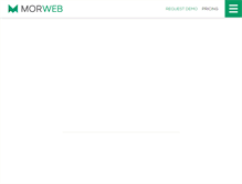 Tablet Screenshot of morwebcms.com